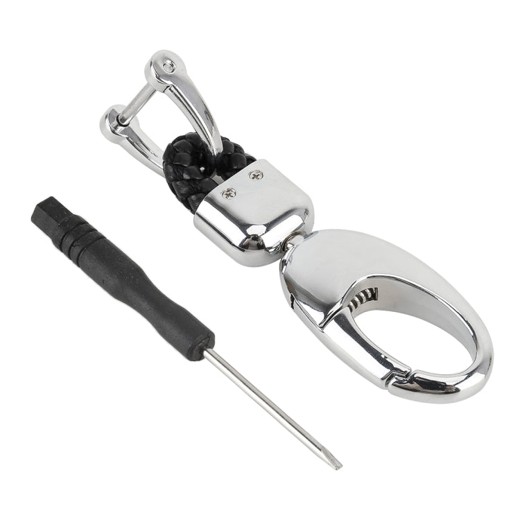 Car Metal Key Holder With Two Rings, Key Holder With Two Rings(Black) Key Holder With Two Rings(Black) Black