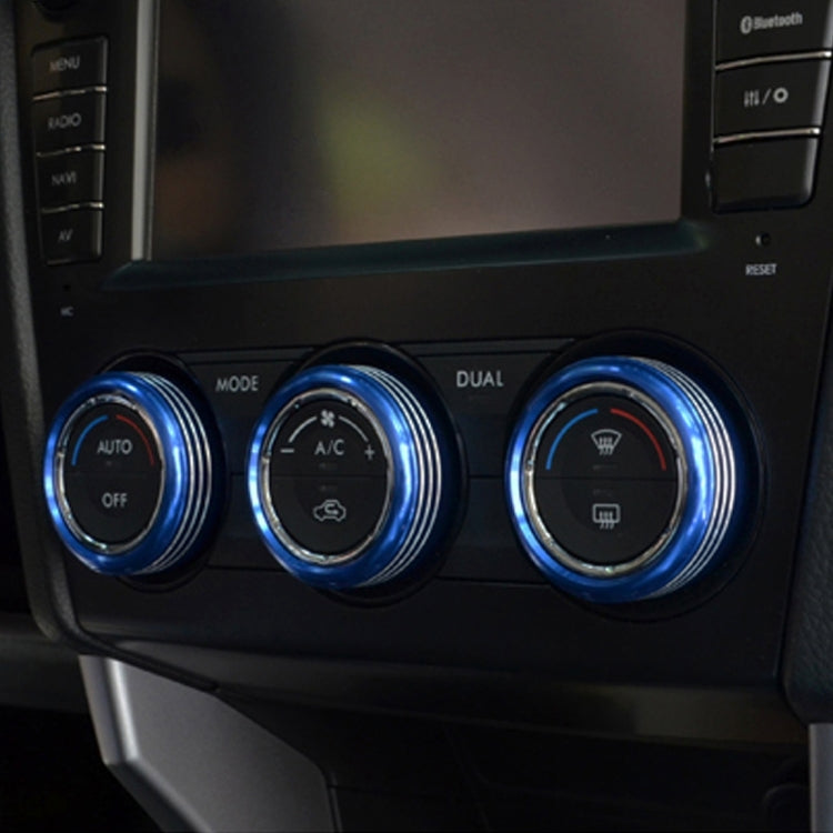 3 PCS Car Aluminum Air Conditioner Knob Case For Subaru – Durable Build, Easy to Use, For Subaru(Silver), For Subaru(Black), For Subaru(Blue), For Subaru(Red) For Subaru(Blue) Blue