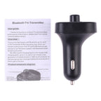 805E Dual USB Charging Bluetooth FM Transmitter MP3 Music Player Car Kit, Support Hands-Free Call & Read TF Card / U Disk Music, 805E