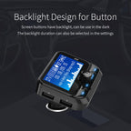 BC32 Dual USB Charging Bluetooth Hand-free Car Charger FM Transmitter MP3 Music Player Car Kit, Support Hands-Free Call & Micro SD Recording & Voltage Detection, BC32
