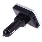 BC32 Dual USB Charging Bluetooth Hand-free Car Charger FM Transmitter MP3 Music Player Car Kit, Support Hands-Free Call & Micro SD Recording & Voltage Detection, BC32