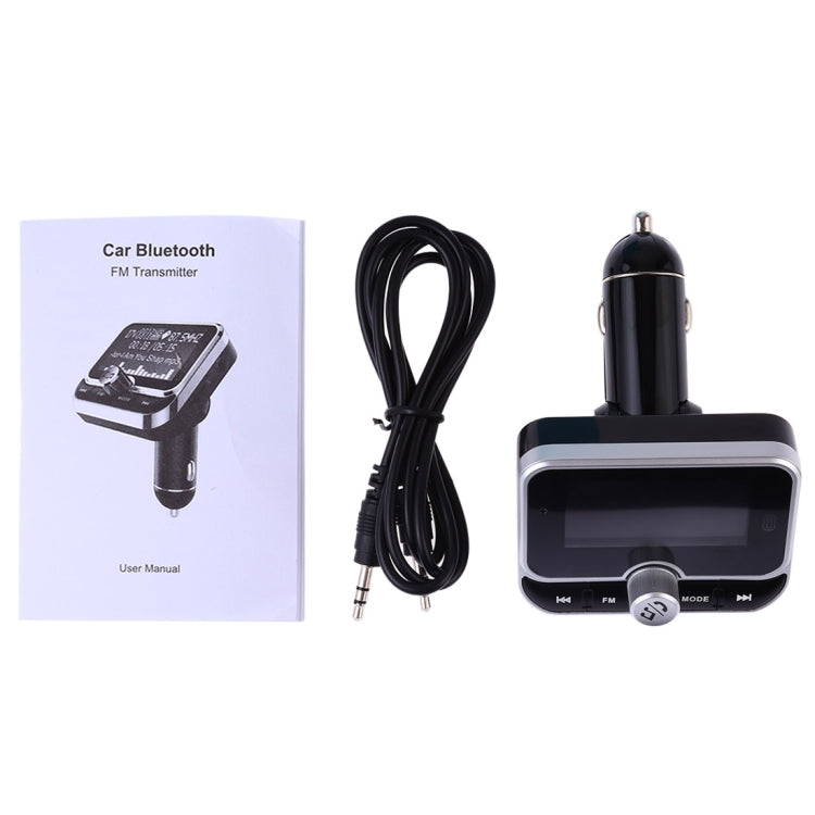BC32 Dual USB Charging Bluetooth Hand-free Car Charger FM Transmitter MP3 Music Player Car Kit, Support Hands-Free Call & Micro SD Recording & Voltage Detection, BC32
