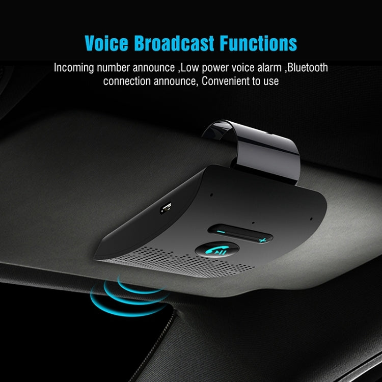 SP09 Speaker – Multipoint Wireless Bluetooth V4.2 Handsfree Car Kit Speaker...