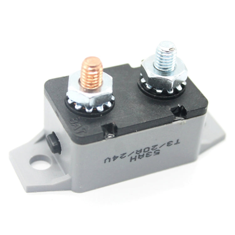 F3088-50A 50A Manual Reset Circuit Breaker Double Short Legs with Bolt 12/24V, 50A 50A