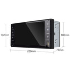 848V 16 7 inch Multi-touch Screen Car GPS Navigator, Support TF Card / USB / AUX / MP5 Player / Android & iPhone Mirror Links, 848V