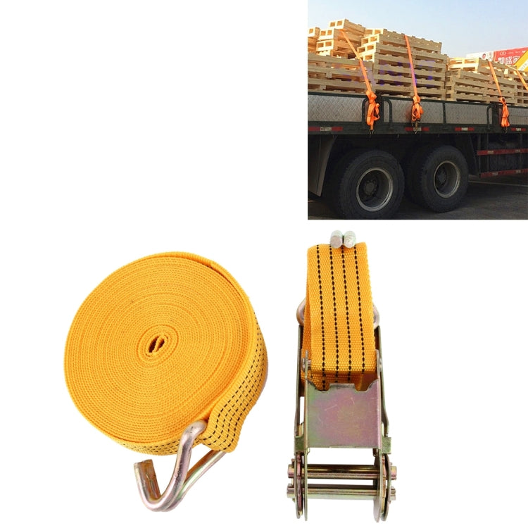 ST-213 10mx4.0cm 2 Ton Car Bundled Device with Hook And Buckle High Strength Cable Cord Heavy Duty Recovery Securing Accessories for Cars Trucks, 2T 10mx4.0cm 2T 10mx4.0cm