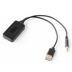 Universal Car HIFI Wireless Bluetooth Module AUX Audio Adapter Cable, Universal Universal