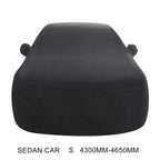 Anti-Dust Anti-UV Heat-insulating Elastic Force Cotton Car Cover for Sedan Car, Size: S, 4.3m~4.65m, Size: S, 4.3m~4.65m – Wear-resistant