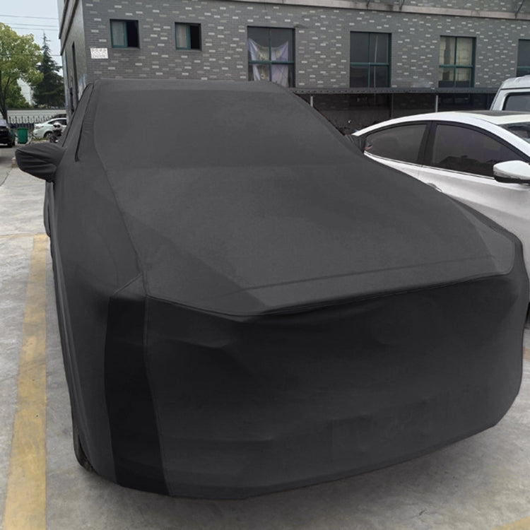 Anti-Dust Anti-UV Heat-insulating Elastic Force Cotton Car Cover for Sedan Car, Size: S, 4.3m~4.65m, Size: S, 4.3m~4.65m – Wear-resistant
