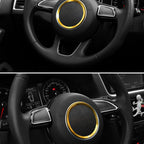 Car Aluminum Steering Wheel Decoration Ring For Audi, For Audi