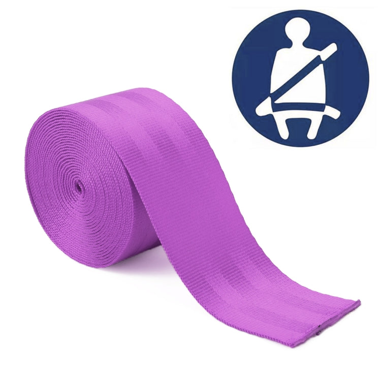 Car Modified Polyester Seat Belt Harness Racing Safety Seat Belt, Length: 3.6m – Durable Build, Easy to Use Purple