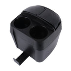 SHUNWEI SD-1605 Multifunction 3 in 1 Car Cup Holder Drink Bottle Can Garbage Can Portable Vehicle Trash Can Bin Rubbish Bin Organizer, SD-1605 Black, SD-1605 Khaki – Durable Build, Easy to Use