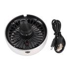 Multi-function Portable Car Air Outlet Sucker Electric Cooling Fan, Multi-function (Black), Multi-function (Silver)
