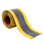 Universal Electroplate Carbon Fibre Car Door Threshold Decoration Strip Decorative Sticker, Size : 5CM x 2M, 5CM x 2M (Gold), 5CM x 2M (Red), 5CM x 2M (Silver) – Durable Build, Easy to Use