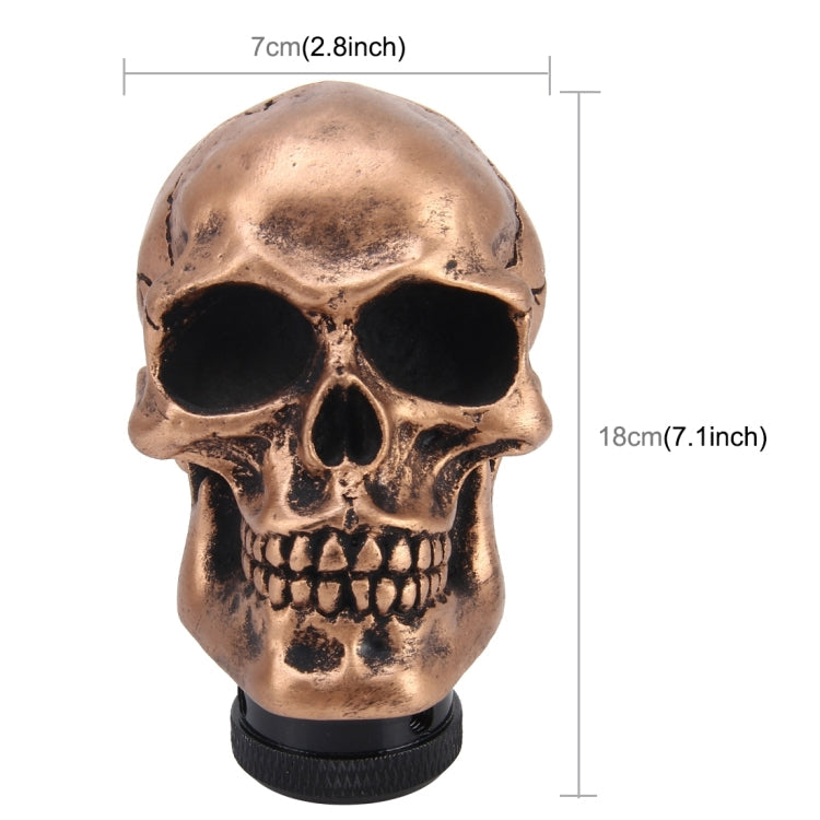Universal Skull Head Shape Resin ABS Manual or Automatic Gear Shift Knob Fit for All Car, Gear Shift Knob 9 – Durable Build, Easy to Use