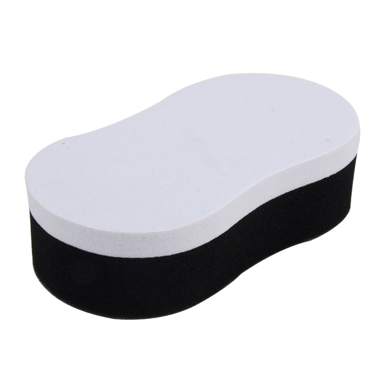Car Wax Sponge 8- Word Shape Sponge High-density Waxing Sponge Black