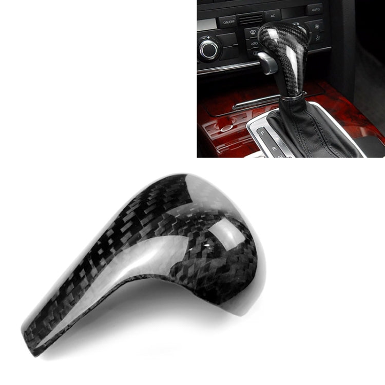For Left Driving Universal Carbon Fiber Car Gear Shift Knob Modified Shifter Lever Knob for AUDI A4 / A5 / A6 / A7 / Q5 Q7, A7 / Q5 Q7 A7 Q5 Q7