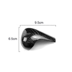 For Left Driving Universal Carbon Fiber Car Gear Shift Knob Modified Shifter Lever Knob for AUDI A4 / A5 / A6 / A7 / Q5 Q7, A7 / Q5 Q7