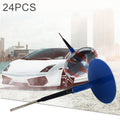 24 PCS 4mm Mushroom Nail-tyre Film Tyre Cold Patch Film Rubber Tire Repair Kit, 4mm 4mm