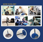 24 PCS 6mm Mushroom Nail-tyre Film Tyre Cold Patch Film Rubber Tire Repair Kit, 6mm