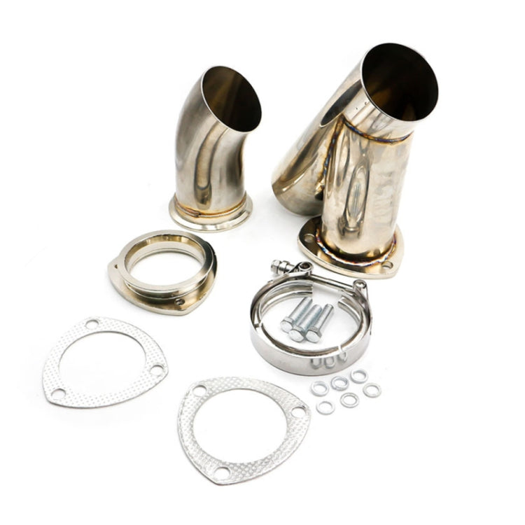CNSPEED Stainless Steel Car Remote Control Electric Exhaust Valve Pipe Set, Size: 2.5 inch, Size: 2.5 inch