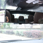SHUNWEI Large Car Three-Fold Curve Surface Rear View Mirror Reverse Wide Angle Adjustable Angle Auxiliary Blind Area Retroreflector Reversing Wide-angle Lens, SD-2411