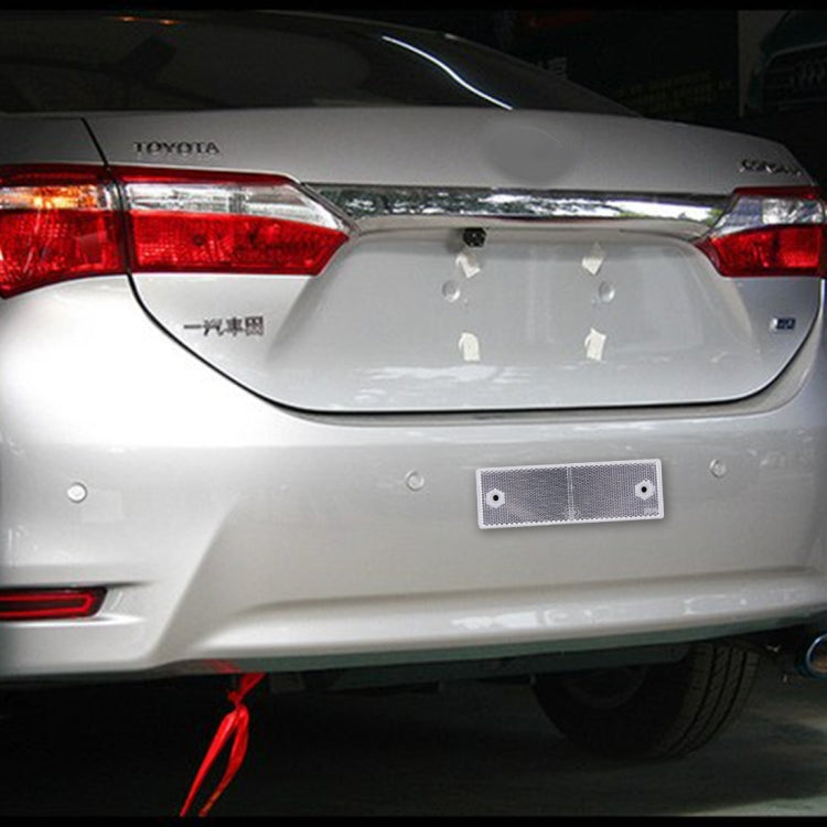 10 PCS Car Rear Bumper Warning Plastic Reflector and Sign