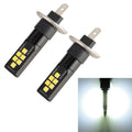 2 PCS H1 DC9-16V / 3.5W / 6000K / 320LM Car Auto Fog Light 12LEDs SMD-ZH3030 Lamps, with Constant Current, H1 H1