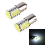 2 PCS 1156/BA15S 5W 6000K 350lm 4 COB LEDs Canbus Car Brake Light Tail Light Bulb, DC 12V, 1156 1156