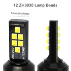 2 PCS H11 DC9-16V / 3.5W / 6000K / 320LM Car Auto Fog Light 12LEDs SMD-ZH3030 Lamps, with Constant Current, H11 – Durable Build, Easy to Use
