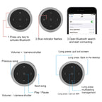 Car Wireless Bluetooth Controller Mobile Phone Multimedia Multi-functional Steering Wheel Remote Controller, RXW-1 (Black), RXW-1 (Silver)