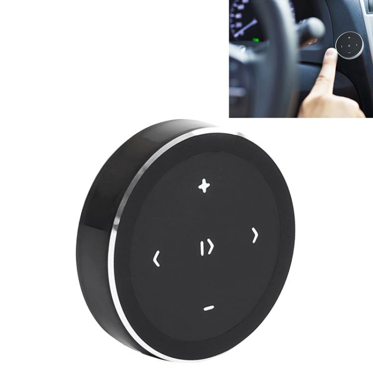Car Wireless Bluetooth Controller Mobile Phone Multimedia Multi-functional Steering Wheel Remote Controller, RXW-1 (Black), RXW-1 (Silver) RXW-1 (Black) without Holder (Black)