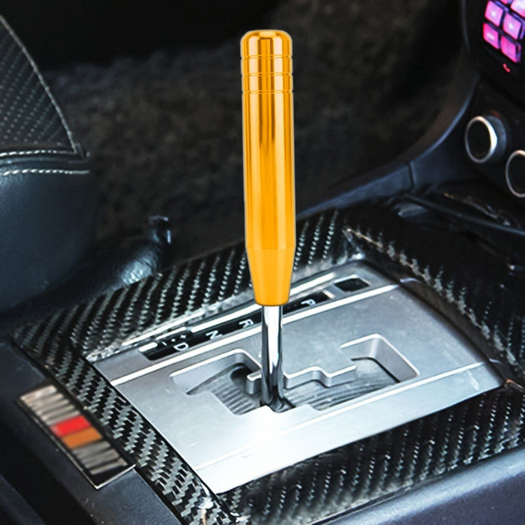 Universal Long Strip Shape Car Gear Shift Knob Modified Shifter Lever Knob, Length: 18cm, Length: 18cm (Gold), Length: 18cm (Blue), Length: 18cm (Purple), Length: 18cmm (Silver Grey), Length: 18cm (Silver), Length: 18cm (Gradient Blue), Length: 18cm (R... Length: 18cm (Gold) Gold