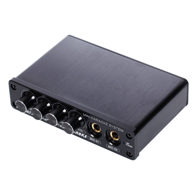 A933 Mini Karaoke Machine System Sound Mixer Amplifier for PC / TV / Mobile Phones, Support RCA in / 2 Channel Mic in, A933 A933
