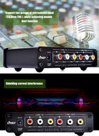 A933 Mini Karaoke Machine System Sound Mixer Amplifier for PC / TV / Mobile Phones, Support RCA in / 2 Channel Mic in, A933