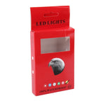 2 PCS 12V 3W Eagle Eyes LED Strobe Light For Motorcycle ，Wire Length: 90cm, Wire Length: 90cm