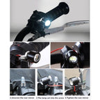 2 PCS 12V 3W Eagle Eyes LED Strobe Light For Motorcycle ，Wire Length: 90cm, Wire Length: 90cm