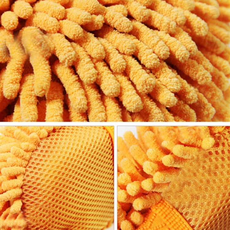 KANEED Ultrafine Fiber Chenille Anthozoan Car Washing Gloves Multi-functional Magic Car Brush (Random Color Delivery), Car Washing Gloves – Durable Build, Easy to Use
