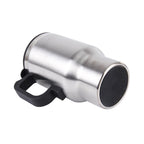 Stainless Steel Electric Smart Mug 12V Car Electric Kettle Heated Mug Car Coffee Cup With Charger Cigarette Lighter Heating Cup Kettle Vacuum Insulated Water Heater Mug, Smart Mug