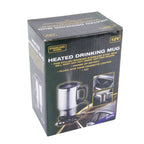 Stainless Steel Electric Smart Mug 12V Car Electric Kettle Heated Mug Car Coffee Cup With Charger Cigarette Lighter Heating Cup Kettle Vacuum Insulated Water Heater Mug, Smart Mug