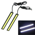 2 PCS 6W 400 LM 6000K DRL COB White Light Bar Car Light Source Waterproof Daytime Running Lights, DC 12V, White Light+6W 400LM/6000K – Waterproof, Aluminum Alloy White Light+6W 400LM 6000K