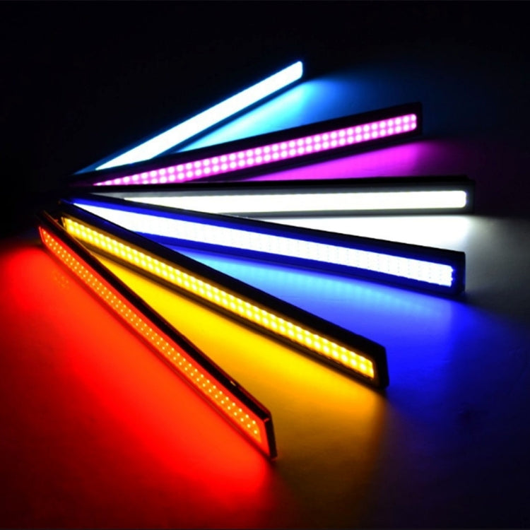2 PCS 6W 400 LM 6000K DRL COB White Light Bar Car Light Source Waterproof Daytime Running Lights, DC 12V, White Light+6W 400LM/6000K – Waterproof, Aluminum Alloy