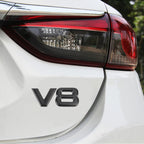 V8 Separate Shape Car Metal Body Decorative Sticker, V8 Separate Shape V8 Separate Shape