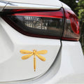 Dragonfly Shape Car Metal Body Decorative Sticker, Dragonfly Shape (Gold), Dragonfly Shape (Silver) Dragonfly Shape (Gold) Gold