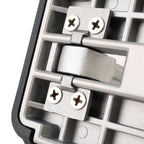 Multi-function Car Door Sill Step Pedals Pads, Pedals Pads (Silver)