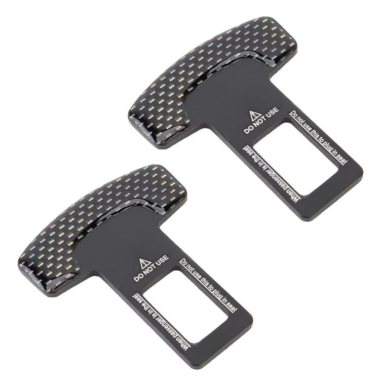 2 in 1 Car Carbon Fibre Safety Seat Belt Buckle Clip, Seat Belt Buckle Clip – Durable Build, Easy to Use Seat Belt Buckle Clip