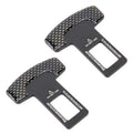 2 in 1 Car Carbon Fibre Safety Seat Belt Buckle Clip, Seat Belt Buckle Clip – Durable Build, Easy to Use Seat Belt Buckle Clip