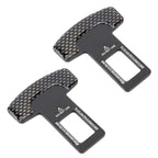 2 in 1 Car Carbon Fibre Safety Seat Belt Buckle Clip, Seat Belt Buckle Clip – Durable Build, Easy to Use