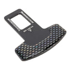 2 in 1 Car Carbon Fibre Safety Seat Belt Buckle Clip, Seat Belt Buckle Clip – Durable Build, Easy to Use