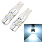 2 PCS T10 / W5W / 168 / 194 DC12V / 4.5W / 6000K / 360LM 6LEDs SMD-3030 Car Clearance Light, with Projector Lens Light, 6LEDs SMD-3030 , with Projector Lens Light 6LEDs SMD-3030 , with Projector Lens Light